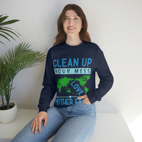 save the world Unisex Heavy Blend™ Crewneck Sweatshirt