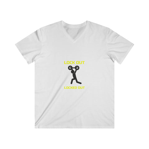 Men's Fitted V-Neck Short Sleeve Tee