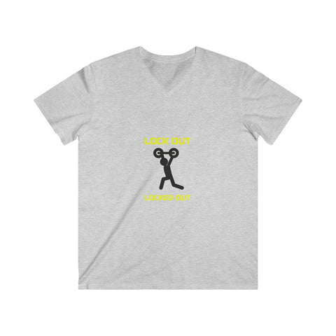 Men's Fitted V-Neck Short Sleeve Tee