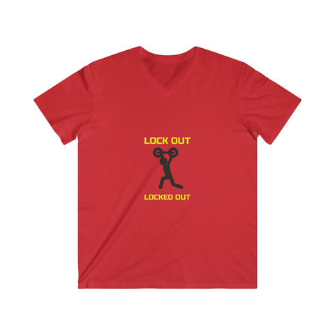 Men's Fitted V-Neck Short Sleeve Tee