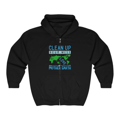 save the world Unisex Heavy Blend™ Full Zip Hooded Sweatshirt