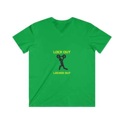 Men's Fitted V-Neck Short Sleeve Tee