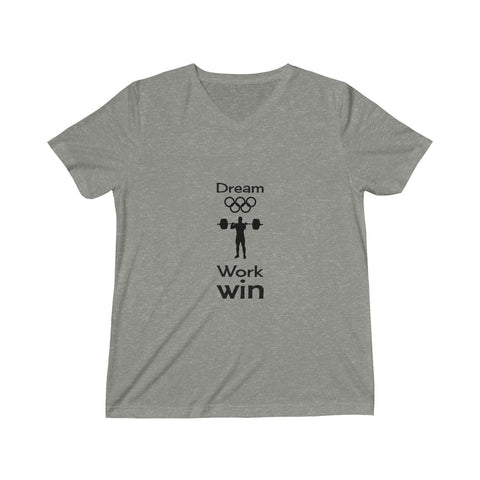 Unisex Triblend Short Sleeve V-Neck Tee