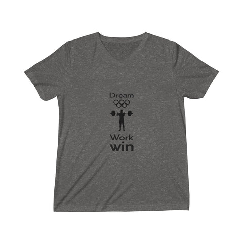 Unisex Triblend Short Sleeve V-Neck Tee