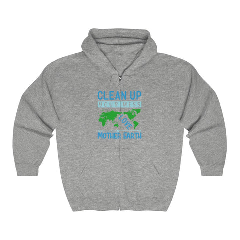 save the world Unisex Heavy Blend™ Full Zip Hooded Sweatshirt