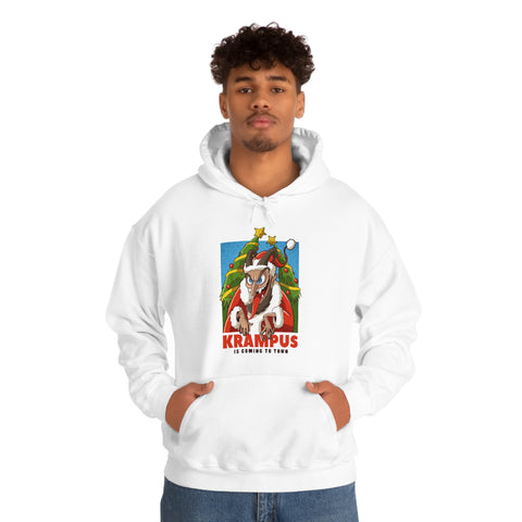 Krampus is Coming to Town Hoodies