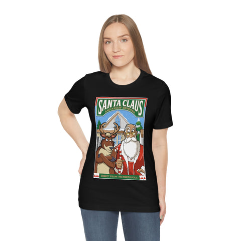 Santa Clause & Kickin Reindeer T-shirt