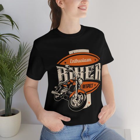 Enthusiasm Biker T-shirt