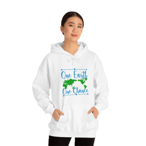 One Earth One Chance Hoodies