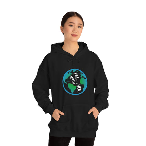 I'm With Her Hoodies