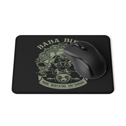 Baba Biker Mouse Pad