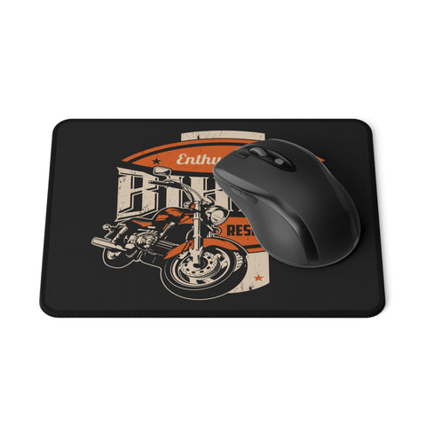 Enthusiasm Biker Mouse Pad