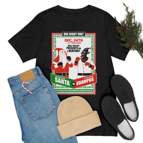 Santa Vs Krampus T-shirt