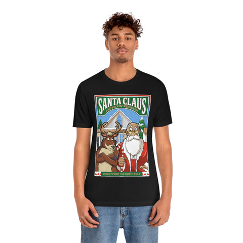 Santa Clause & Kickin Reindeer T-shirt
