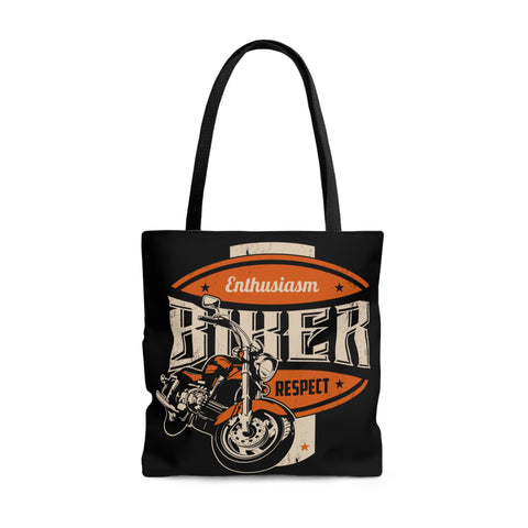 Enthusiasm Biker Tote Bag