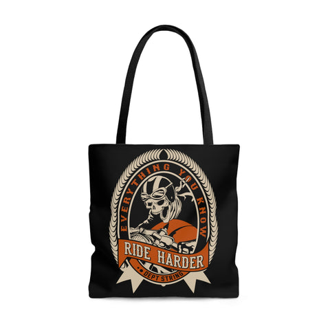 Ride Harder Tote Bag